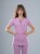 Spodnie medyczne damskie scrubs PROSTE PARIS PINK