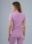 Spodnie medyczne damskie scrubs PROSTE PARIS PINK