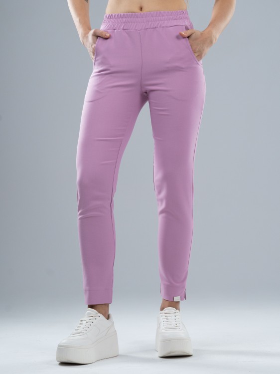 Spodnie medyczne damskie scrubs PROSTE PARIS PINK