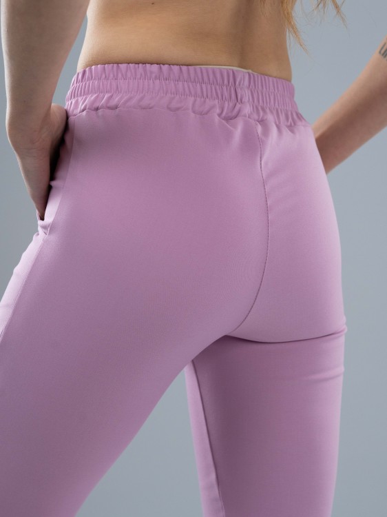 Spodnie medyczne damskie scrubs PROSTE PARIS PINK