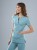 Bluza medyczna damska scrubs SLIM SZAŁWIA