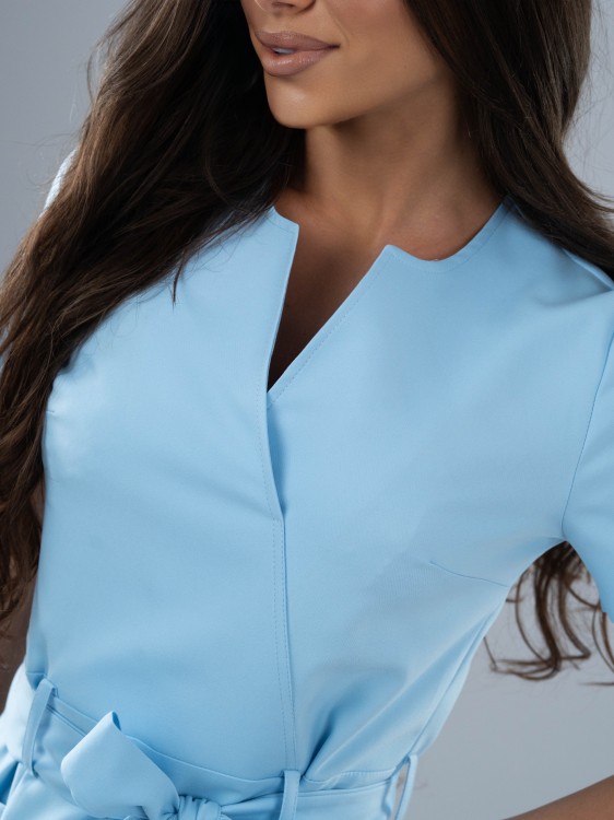 Sukienka medyczna Elegant SKY BLUE