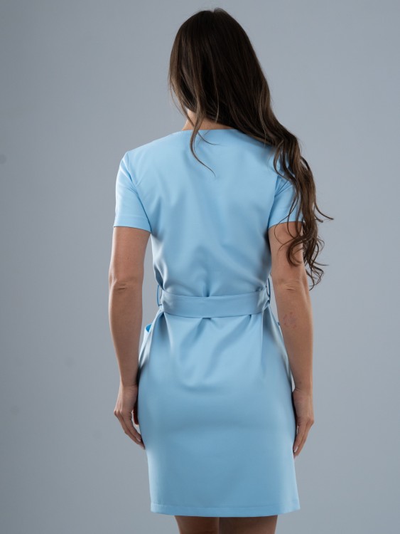 Sukienka medyczna Elegant SKY BLUE