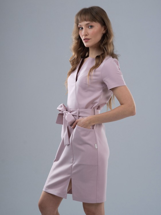 Sukienka medyczna Elegant ROSY NUDE