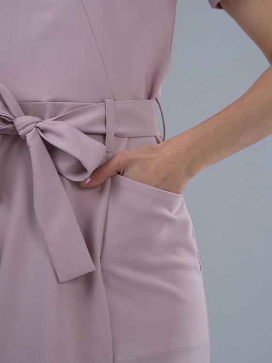 Sukienka medyczna Elegant ROSY NUDE