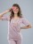 Bluza medyczna damska scrubs BASIC ROSY NUDE