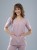 Bluza medyczna damska scrubs BASIC ROSY NUDE