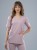 Bluza medyczna damska scrubs BASIC ROSY NUDE