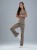 Bluza medyczna damska scrubs BASIC MOKKA