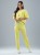 Bluza medyczna damska scrubs BASIC PRO LIMONKA