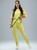 Bluza medyczna damska scrubs BASIC PRO LIMONKA
