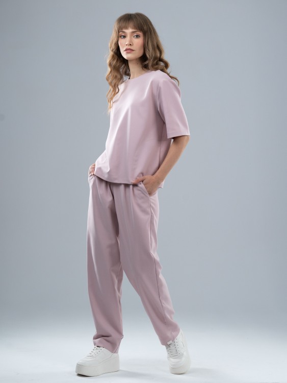 Bluza medyczna damska scrubs BASIC PRO ROSY NUDE