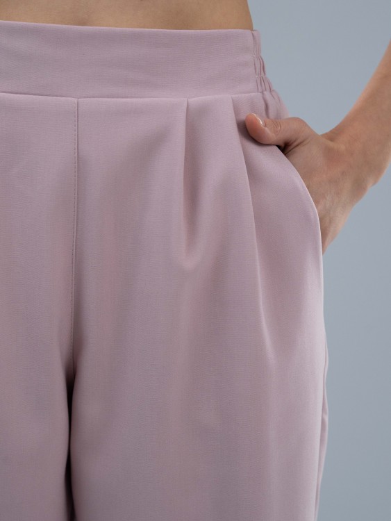 Spodnie medyczne damskie scrubs BASIC PRO ROSY NUDE