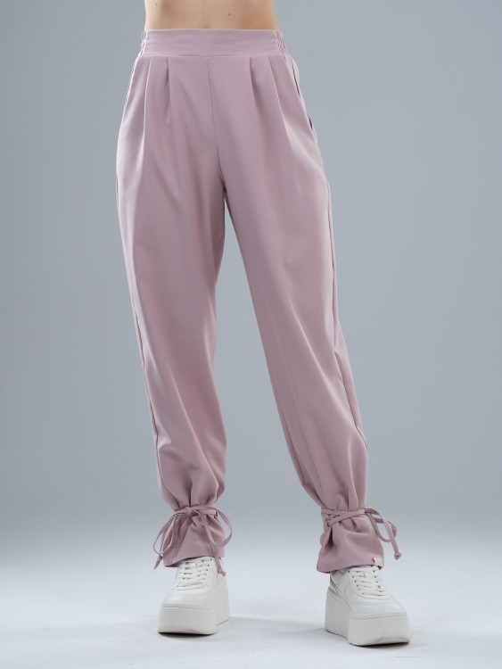 Spodnie medyczne damskie scrubs BASIC PRO ROSY NUDE
