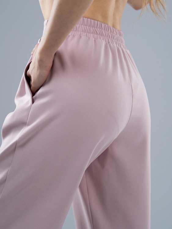 Spodnie medyczne damskie scrubs BASIC PRO ROSY NUDE