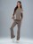 Bluza medyczna damska scrubs BASIC PRO MOKKA