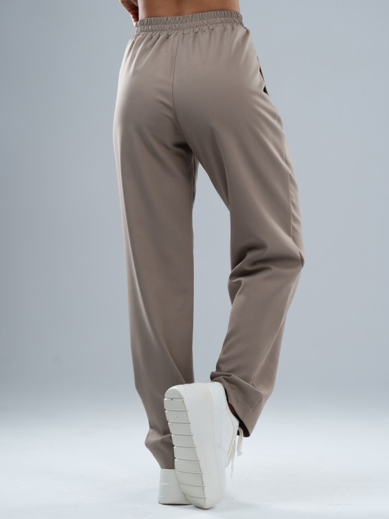 Spodnie medyczne damskie scrubs BASIC PRO MOKKA