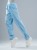 Spodnie medyczne damskie scrubs BASIC PRO SKY BLUE