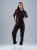 Spodnie medyczne damskie scrubs BASIC PRO CZEKOLADA