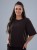 Bluza medyczna damska scrubs BASIC PRO CZEKOLADA