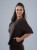 Bluza medyczna damska scrubs BASIC PRO CZEKOLADA