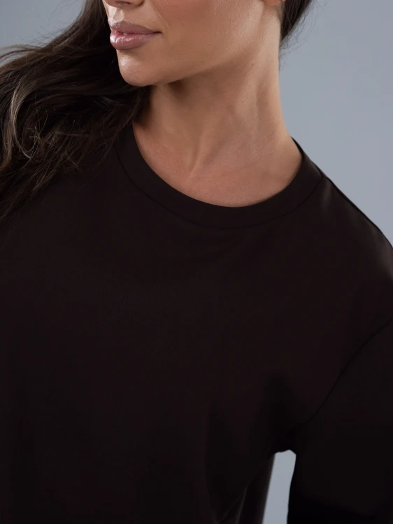 Bluza medyczna damska scrubs BASIC PRO CZEKOLADA
