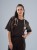 Bluza medyczna damska scrubs BASIC PRO CZEKOLADA