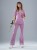 Bluza medyczna damska scrubs BASIC PARIS PINK