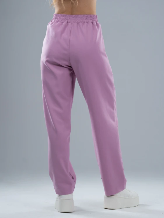Spodnie medyczne damskie scrubs BASIC PRO PARIS PINK