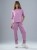 Spodnie medyczne damskie scrubs BASIC PRO PARIS PINK