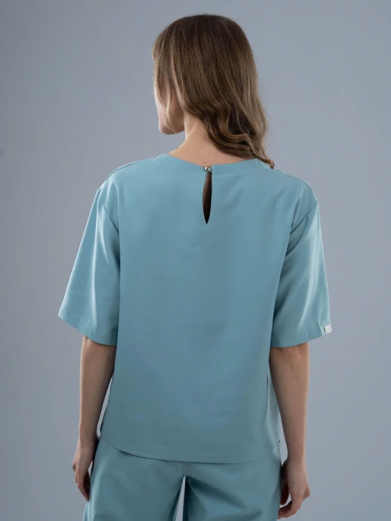 Bluza medyczna damska scrubs BASIC PRO SZAŁWIA
