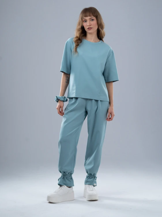 Bluza medyczna damska scrubs BASIC PRO SZAŁWIA