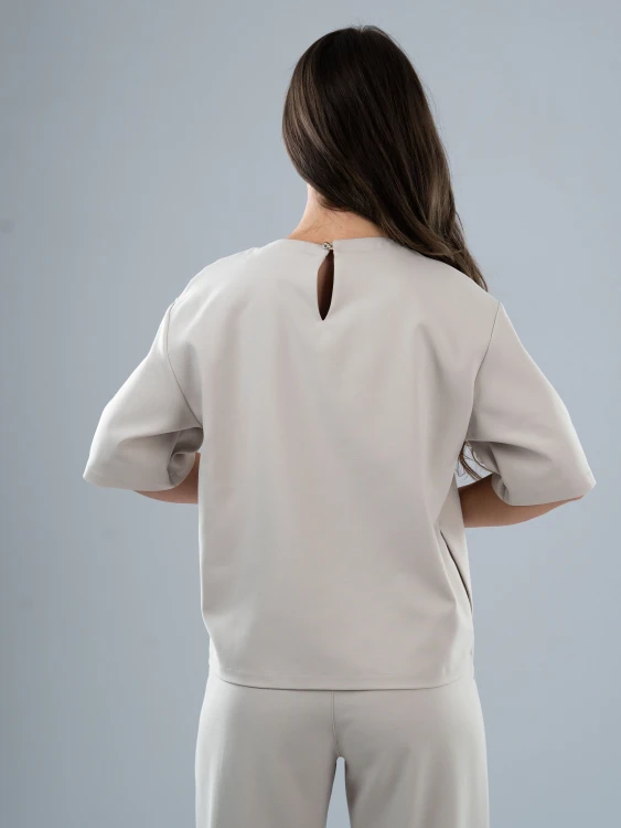 Bluza medyczna damska scrubs BASIC PRO COLD NUDE