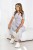 Bluza medyczna damska scrubs SLIM MILKY GREY