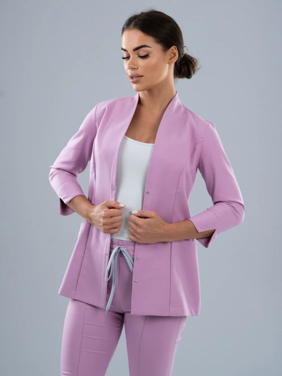 Fartuch medyczno-kosmetyczny CLASSY PARIS PINK krótki