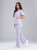 Bluza medyczna damska scrubs BASIC LILA