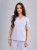 Bluza medyczna damska scrubs BASIC LILA