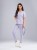 Bluza medyczna damska scrubs BASIC LILA