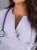 Bluza medyczna damska scrubs SLIM lila