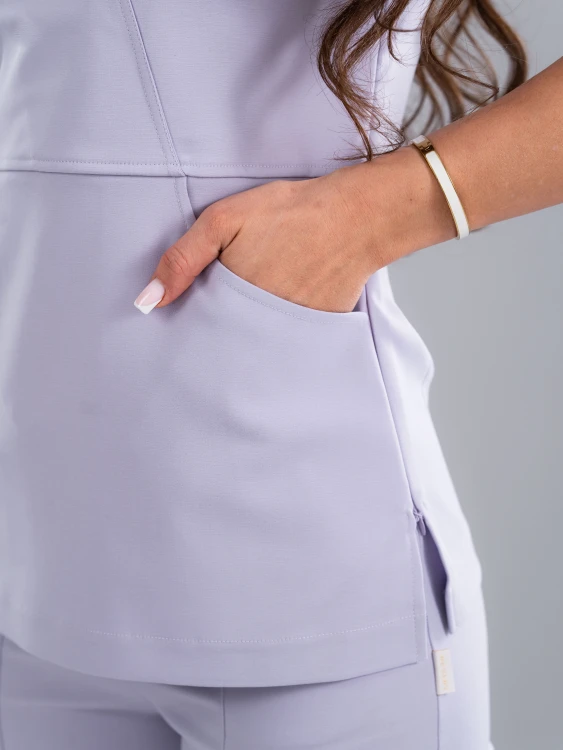 Bluza medyczna damska scrubs SLIM lila