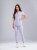 Bluza medyczna damska scrubs SLIM lila