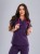 Bluza medyczna damska scrubs SLIM ŚLIWKA