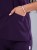 Bluza medyczna damska scrubs BASIC ŚLIWKA