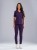 Bluza medyczna damska scrubs BASIC ŚLIWKA
