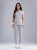 Bluza medyczna damska scrubs SLIM MILKY GREY