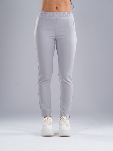 Spodnie medyczne damskie scrubs PROSTE MILKY GREY