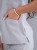 Spodnie medyczne damskie scrubs PROSTE MILKY GREY