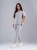 Spodnie medyczne damskie scrubs PROSTE MILKY GREY