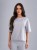 Bluza medyczna damska scrubs BASIC PRO MILKY GREY