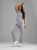Spodnie medyczne damskie scrubs BASIC PRO MILKY GREY